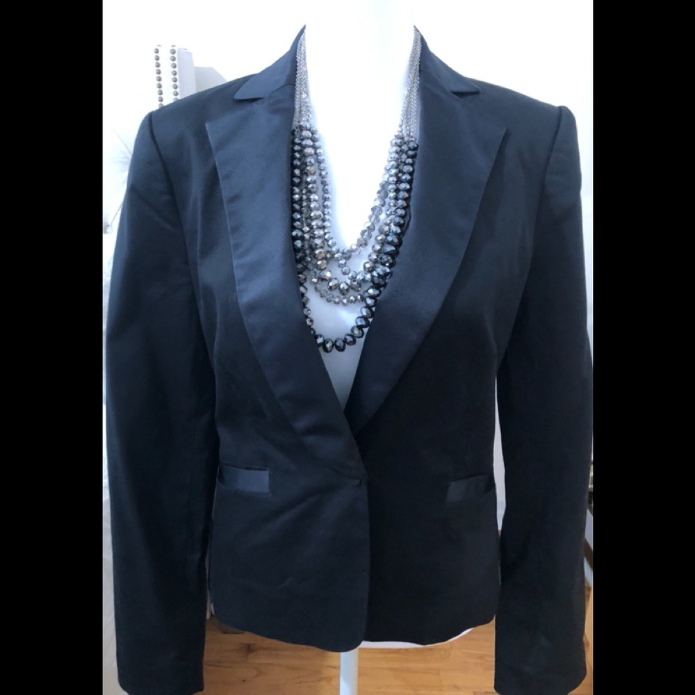 Ben Sherman Black Tuxedo Blazer in Size Small
